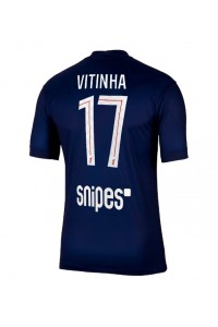 Paris Saint-Germain Vitinha #17 Jalkapallovaatteet Kotipaita 2025-26 Lyhythihainen